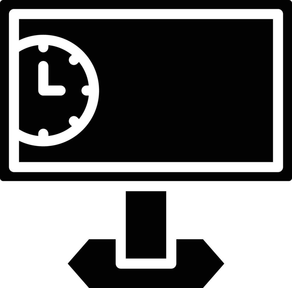 ícone de vetor de monitor