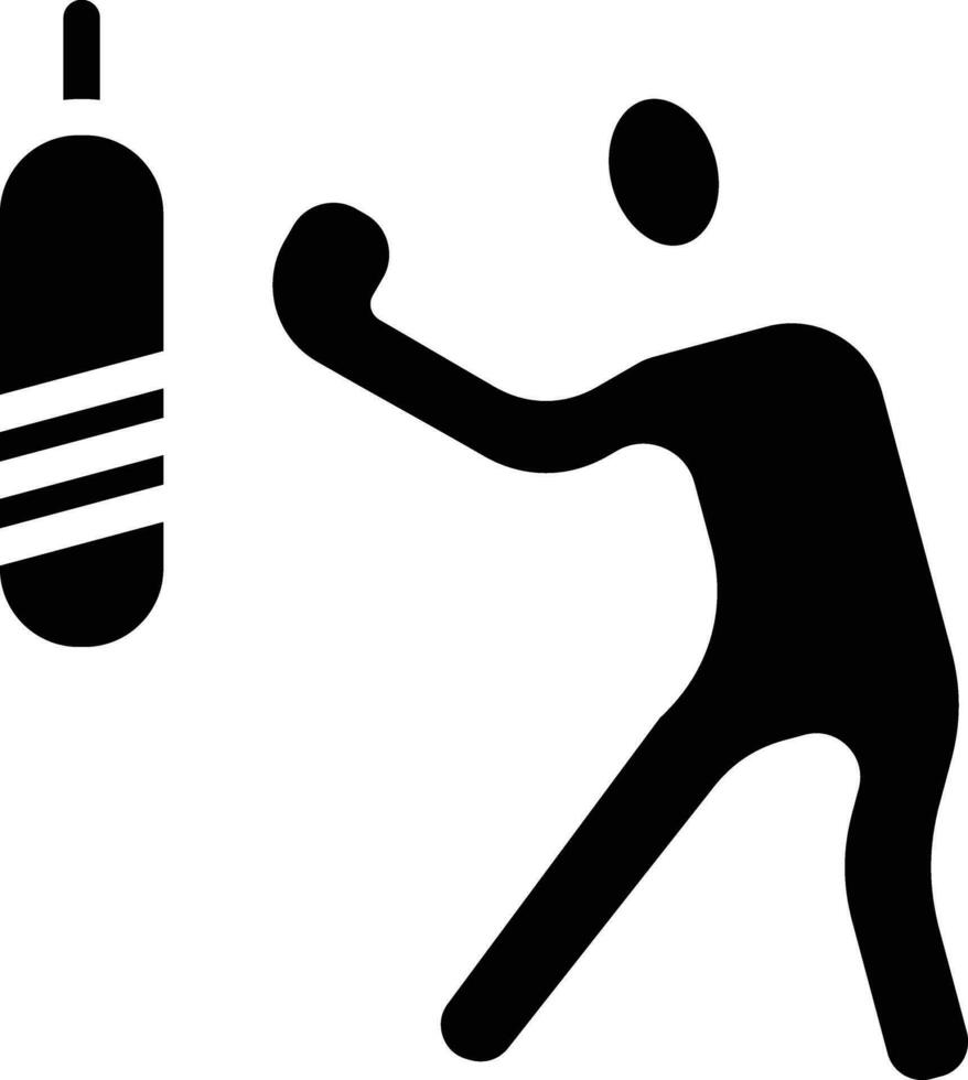 ícone de vetor de boxe