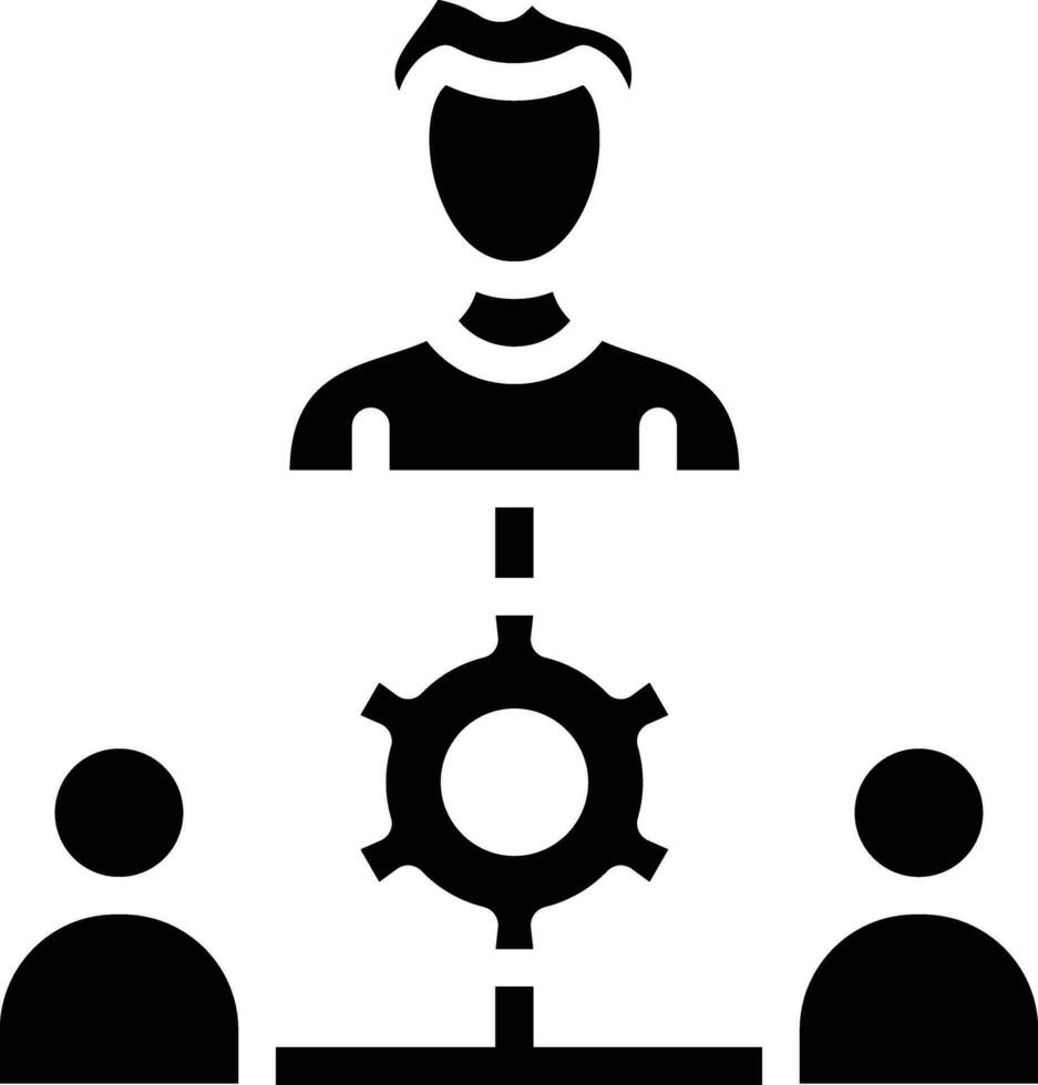 ícone de vetor de organização