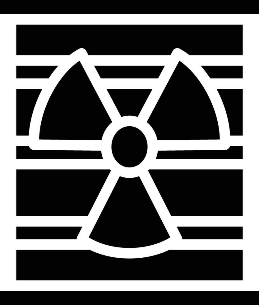 nuclear desperdício vetor ícone