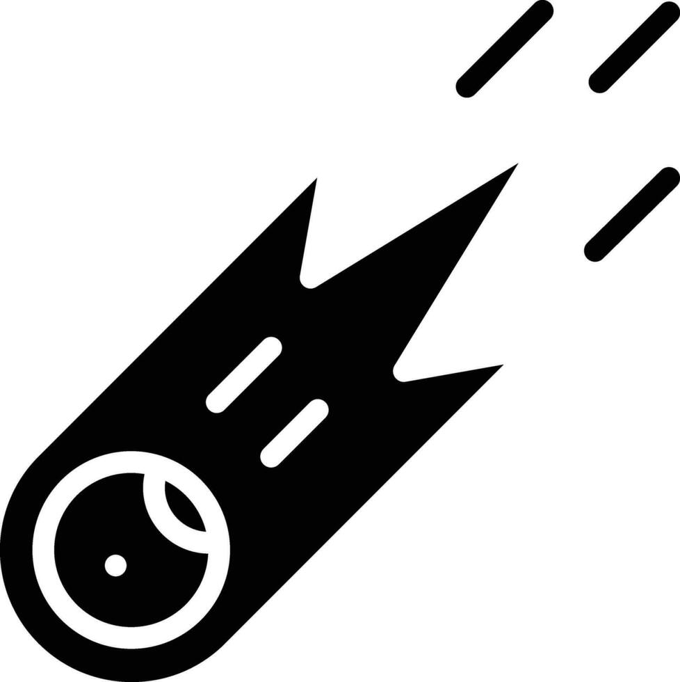 ícone de vetor de cometa