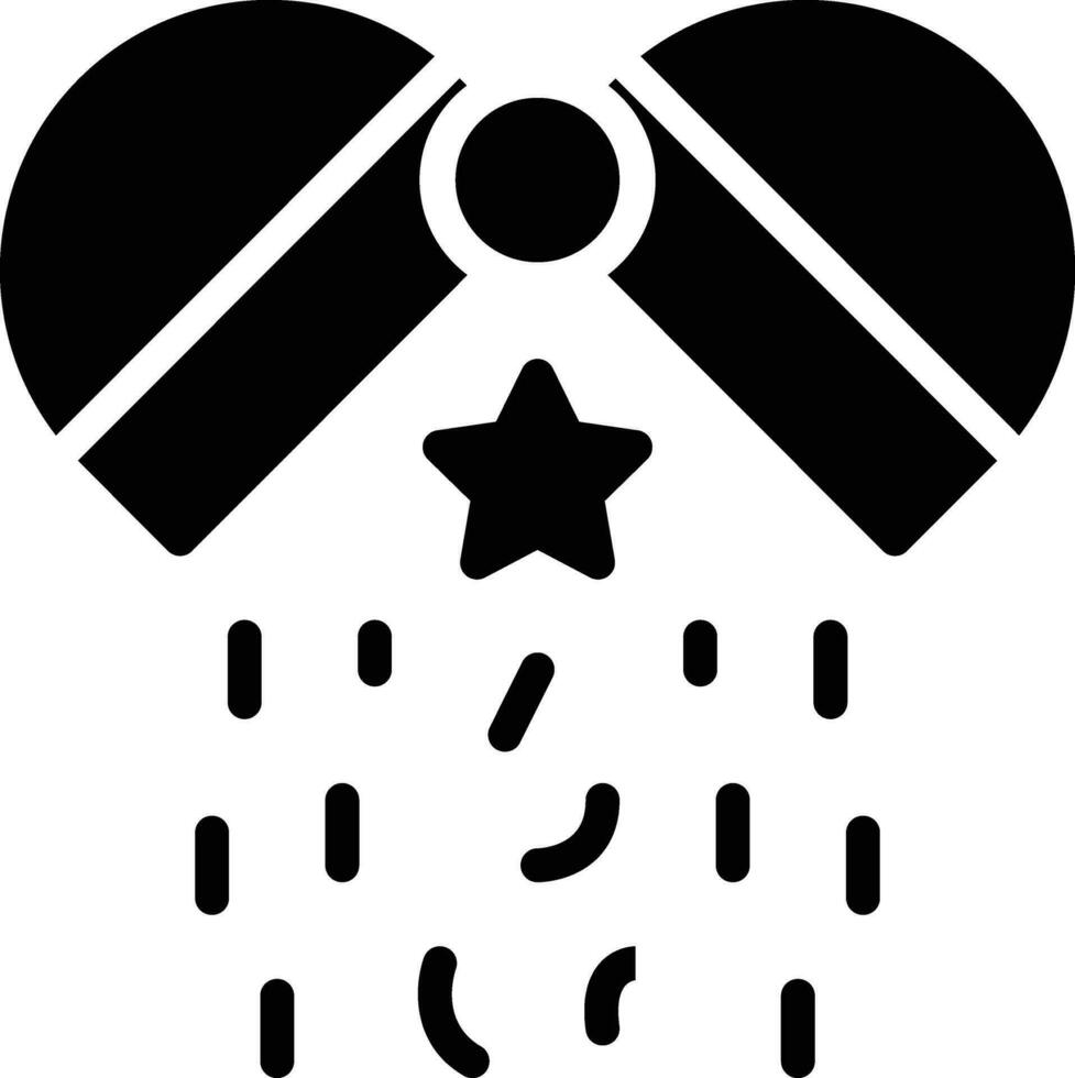 ícone de vetor de bola de confete