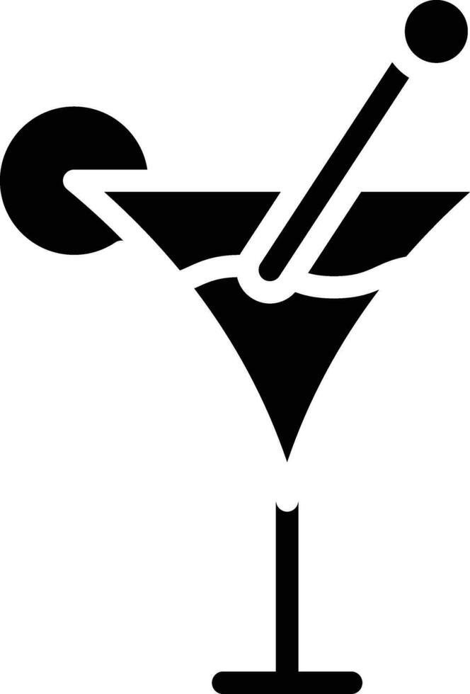 ícone de vetor de coquetel