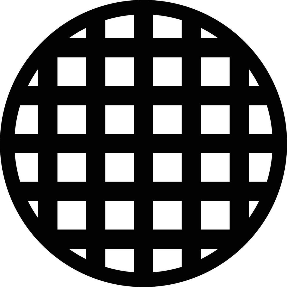 ícone de vetor de waffle
