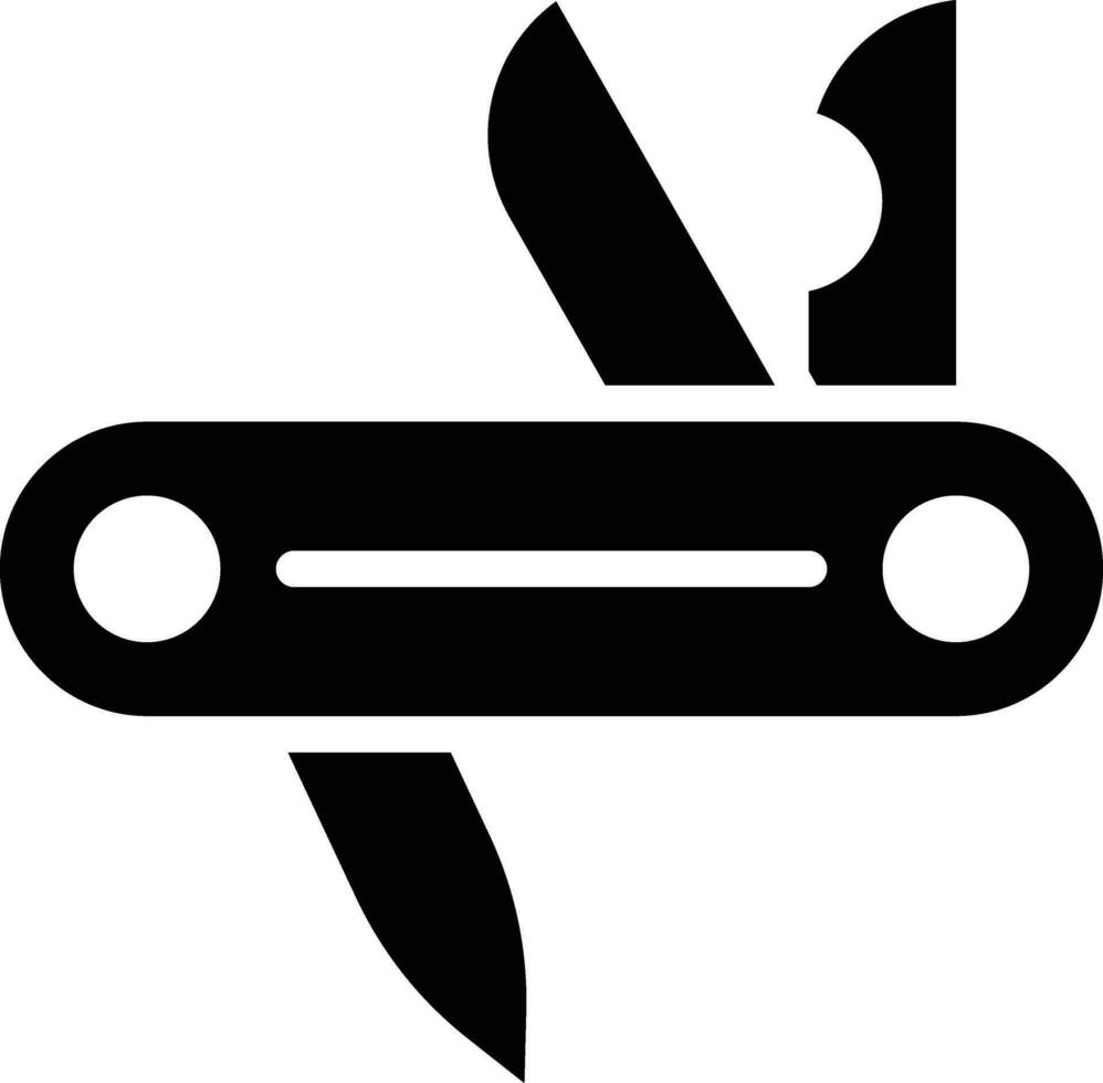 ícone de vetor de canivete