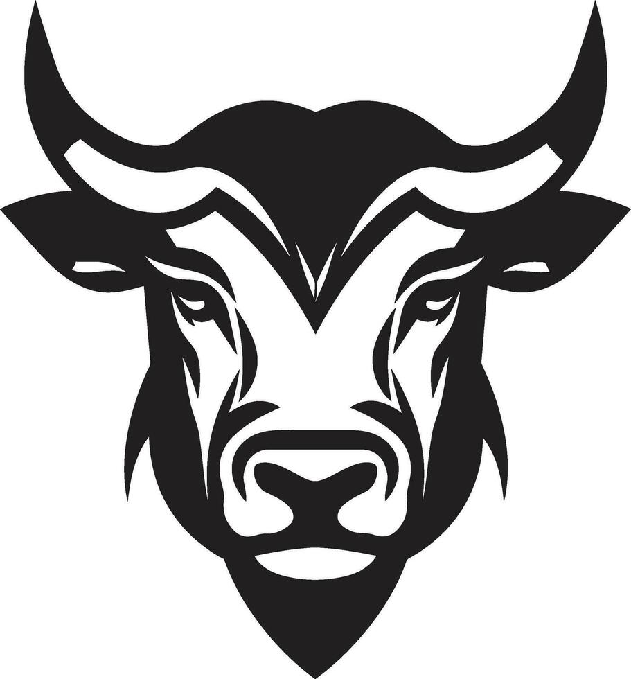 visão de touro construindo icônico touro logotipos arte de ouro vetor touro emblema Projeto