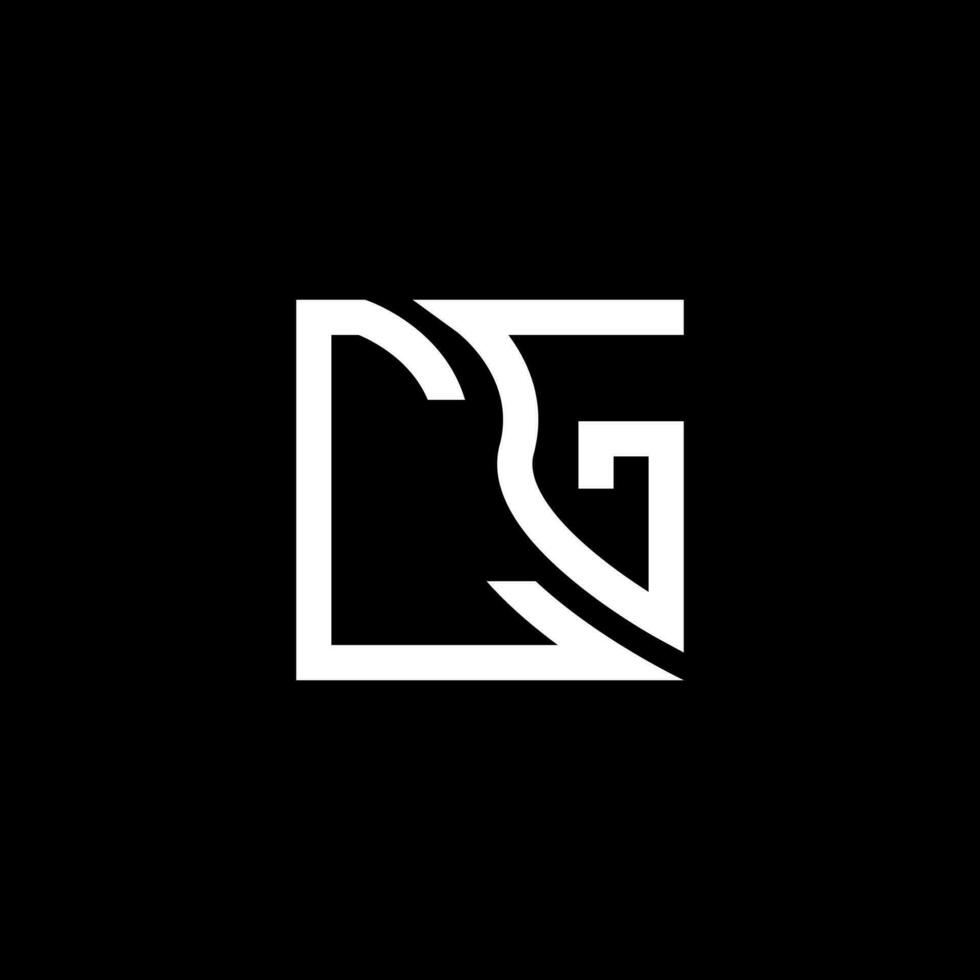 CG carta logotipo vetor projeto, CG simples e moderno logotipo. CG luxuoso alfabeto Projeto