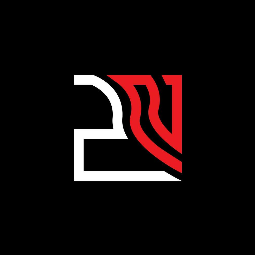 zn carta logotipo vetor projeto, zn simples e moderno logotipo. zn luxuoso alfabeto Projeto
