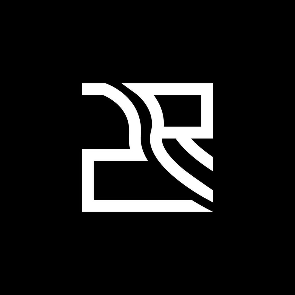 zr carta logotipo vetor projeto, zr simples e moderno logotipo. zr luxuoso alfabeto Projeto