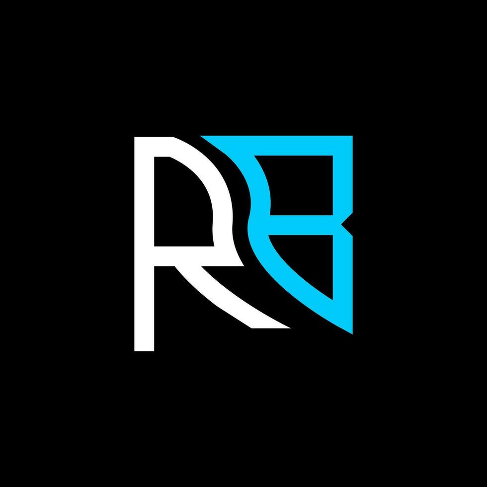 rb carta logotipo vetor projeto, rb simples e moderno logotipo. rb luxuoso alfabeto Projeto