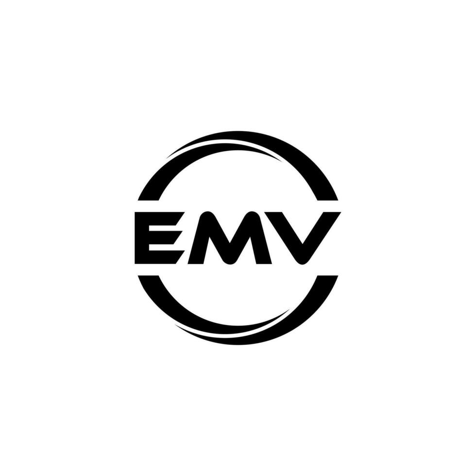 emv carta logotipo projeto, inspiração para uma único identidade. moderno elegância e criativo Projeto. marca d'água seu sucesso com a impressionante isto logotipo. vetor