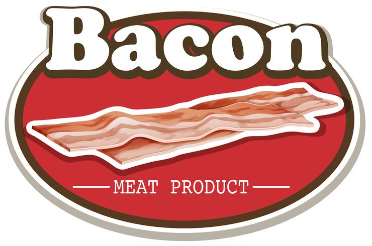 bacon vetor