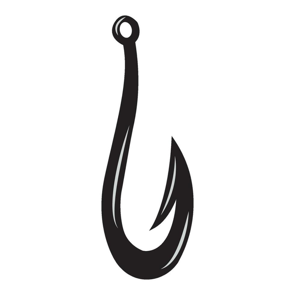 pescaria Cajado ícone logotipo vetor Projeto modelo
