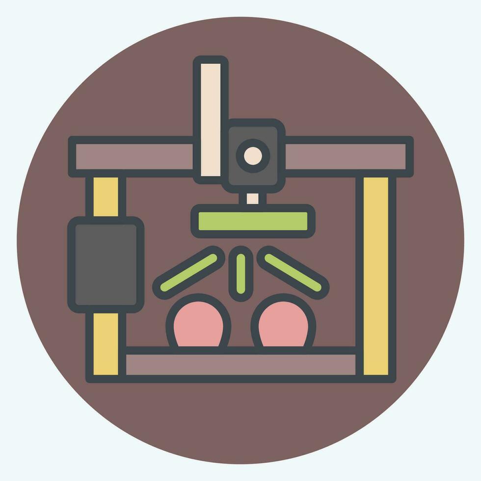 ícone robô de fazenda. relacionado para inteligente casa símbolo. cor companheiro estilo. simples Projeto editável. simples ilustração vetor