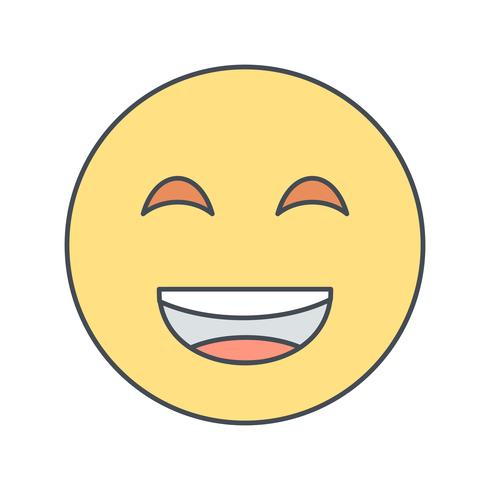 lol emoji vector ícone