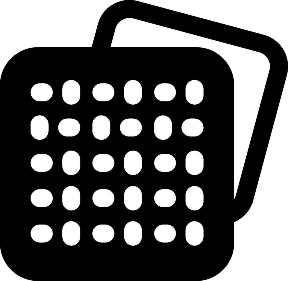 ícone de glifo de padrão vetor