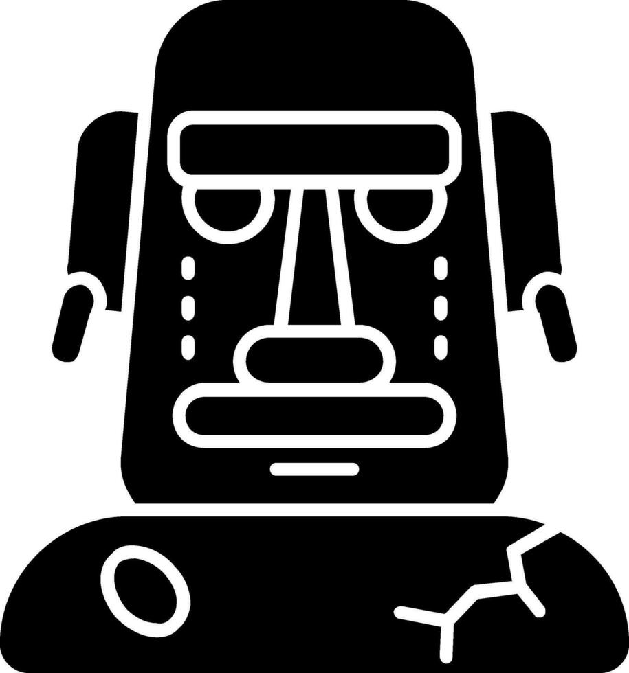 ícone de glifo de stonehenge vetor