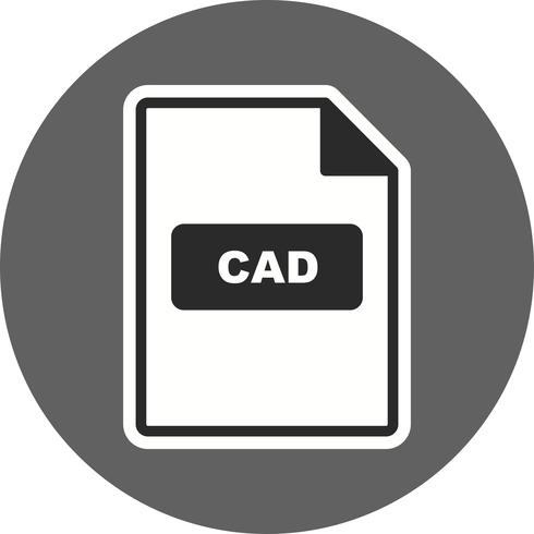 Ícone de vetor de CAD