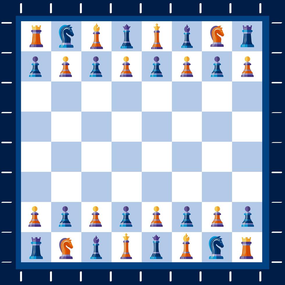 jogo de xadrez vetor
