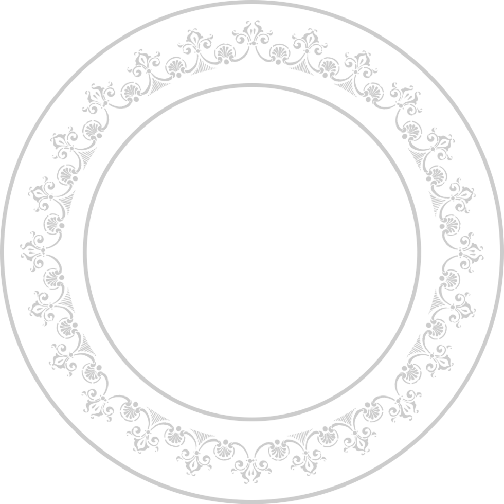quadro de círculo de decoração vetor