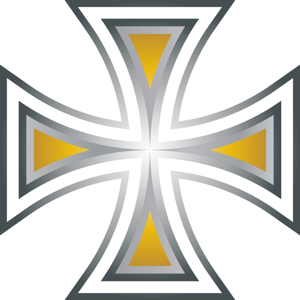 cruz maltesa vetor