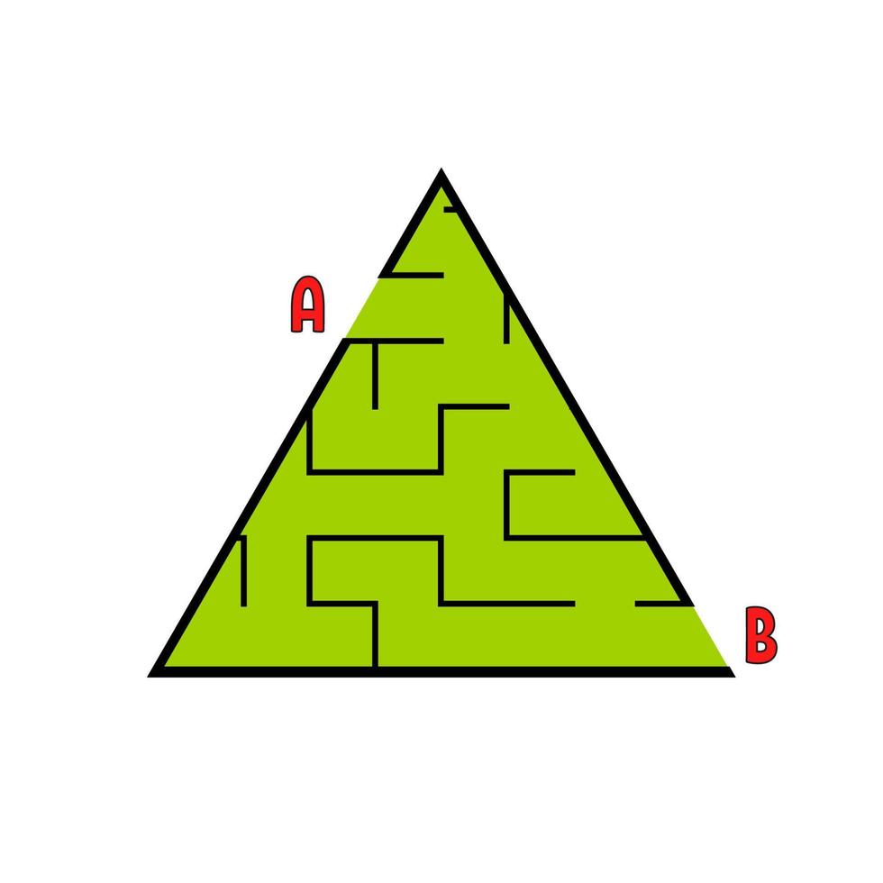 Labirinto. jogo para crianças. labirinto engraçado. planilha de desenvolvimento de educação. página de atividades. quebra-cabeça para crianças. estilo bonito dos desenhos animados. enigma para a pré-escola. enigma lógico. ilustração do vetor de cor.