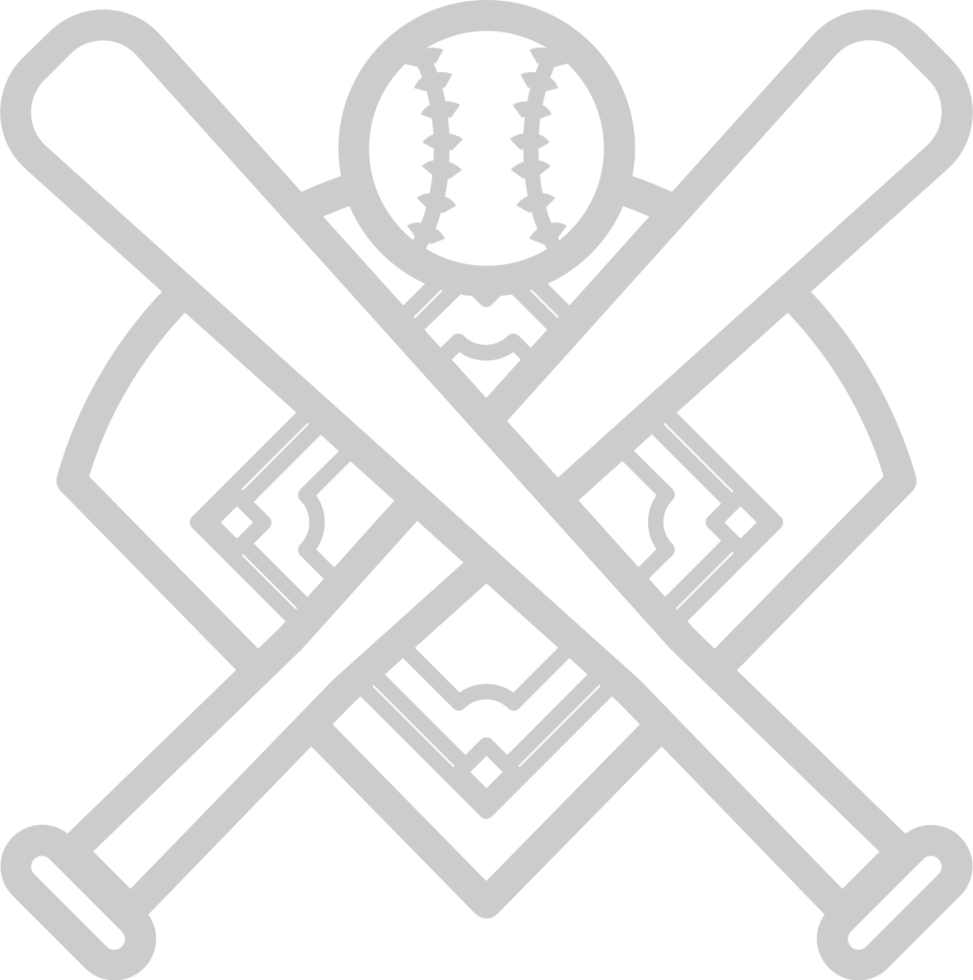 emblema de diamante de beisebol vetor