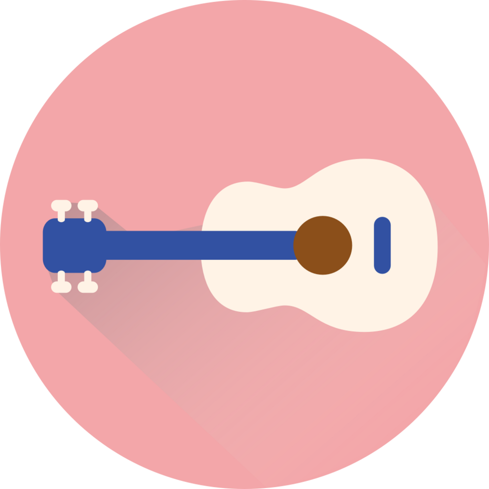 ícone da música guitarra vetor