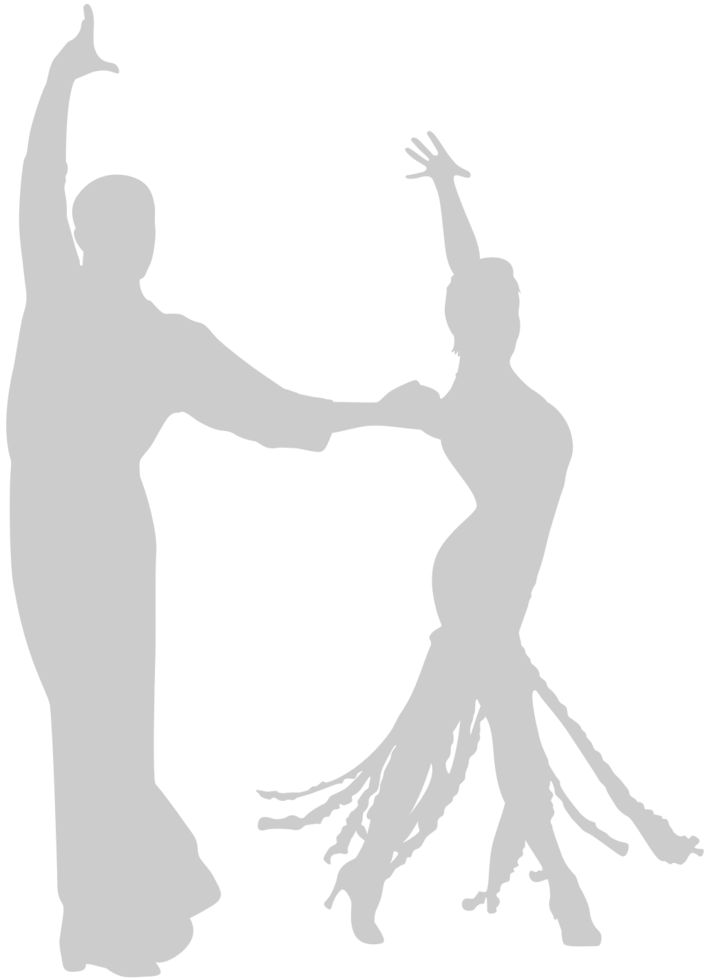 dança de casal vetor