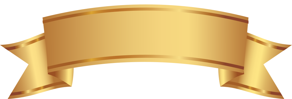 banner decorativo dourado vetor