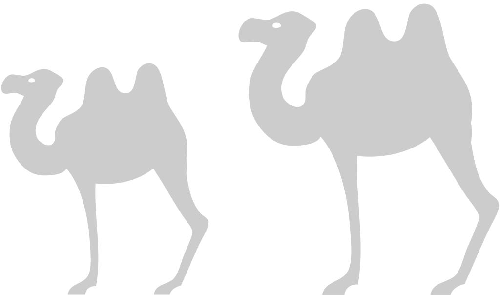 Egito ícone camelo vetor