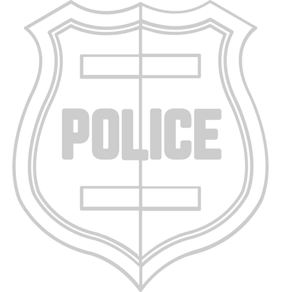 distintivo de polícia vetor