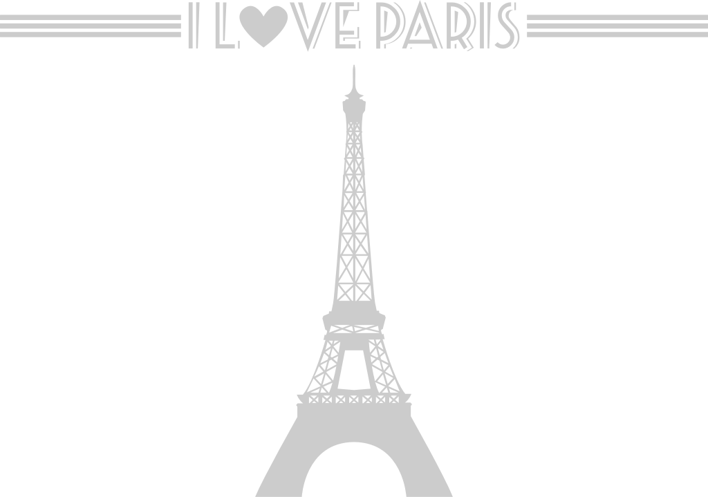 amo paris vetor