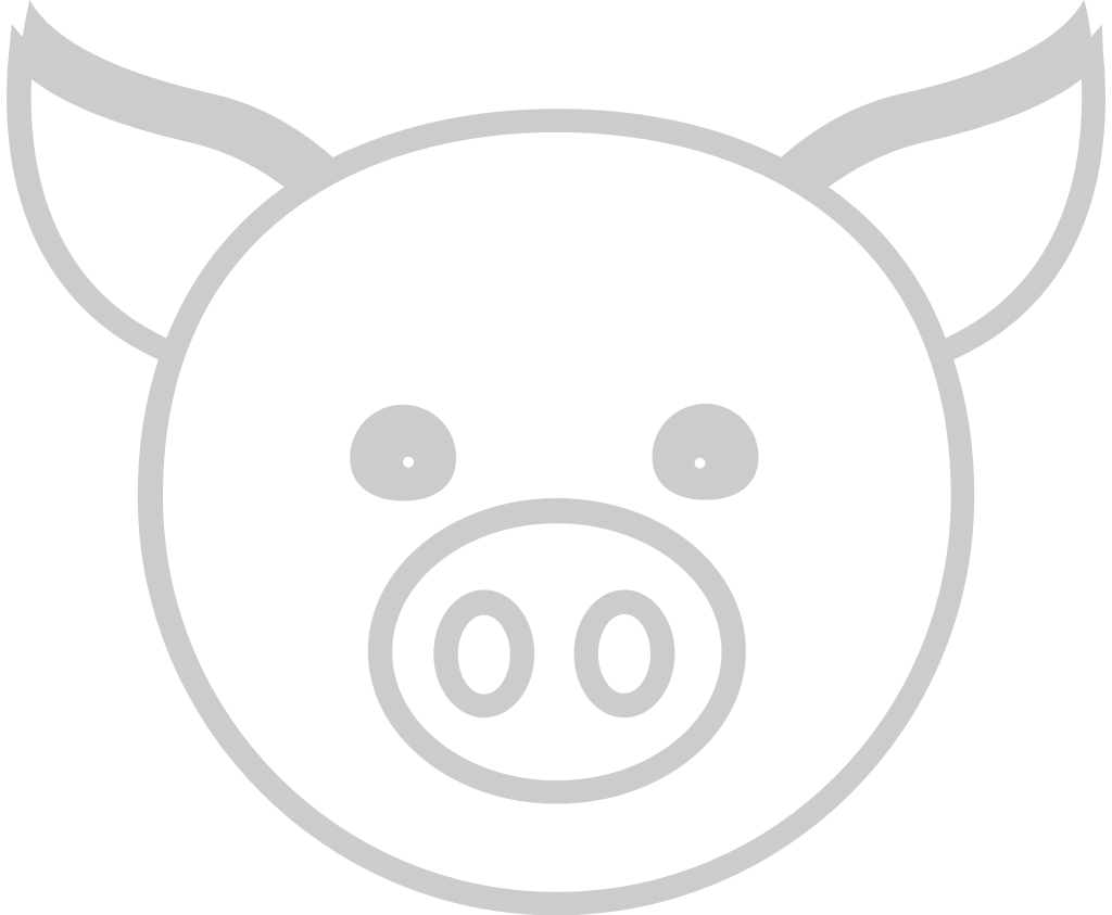 Fazenda animal porco vetor