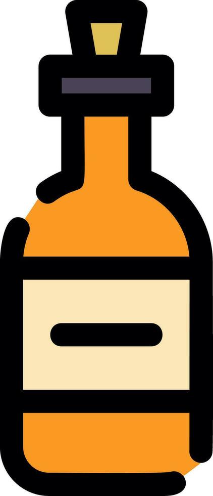 design de ícone criativo de rum vetor