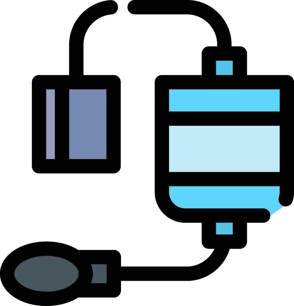 design de ícone criativo de esfigmomanômetro vetor