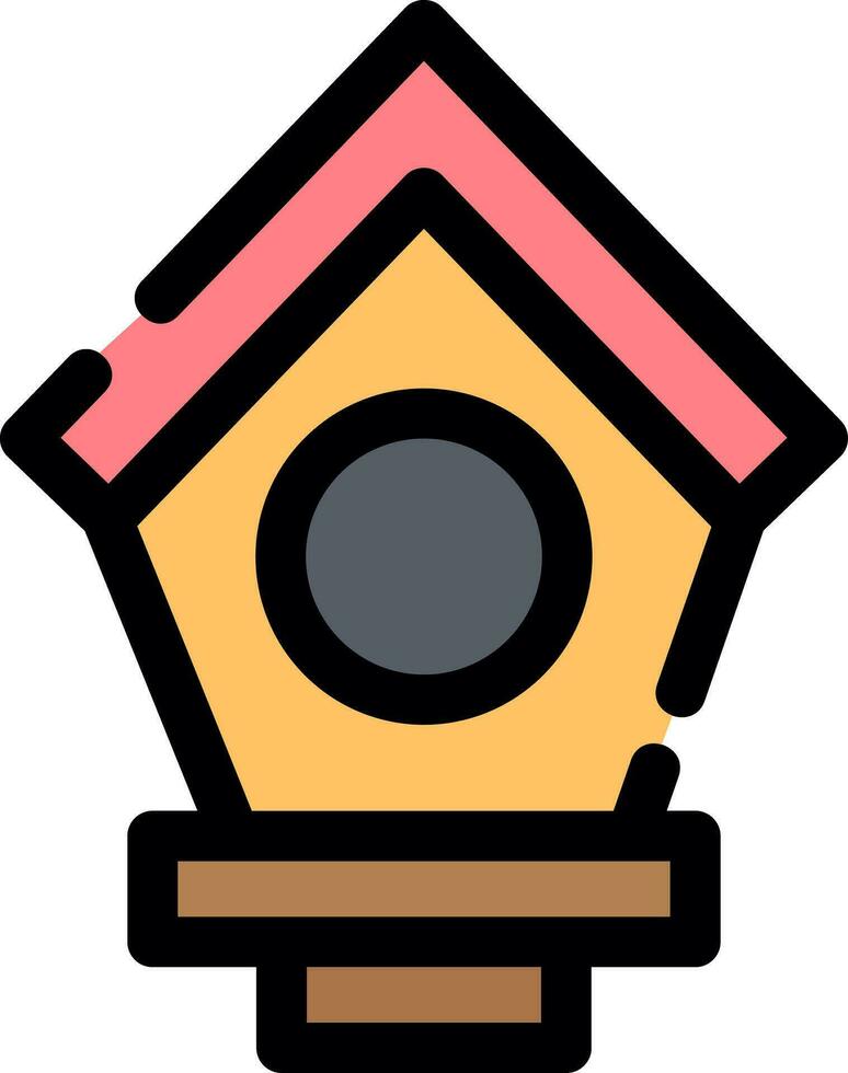 design de ícone criativo de casa de passarinho vetor
