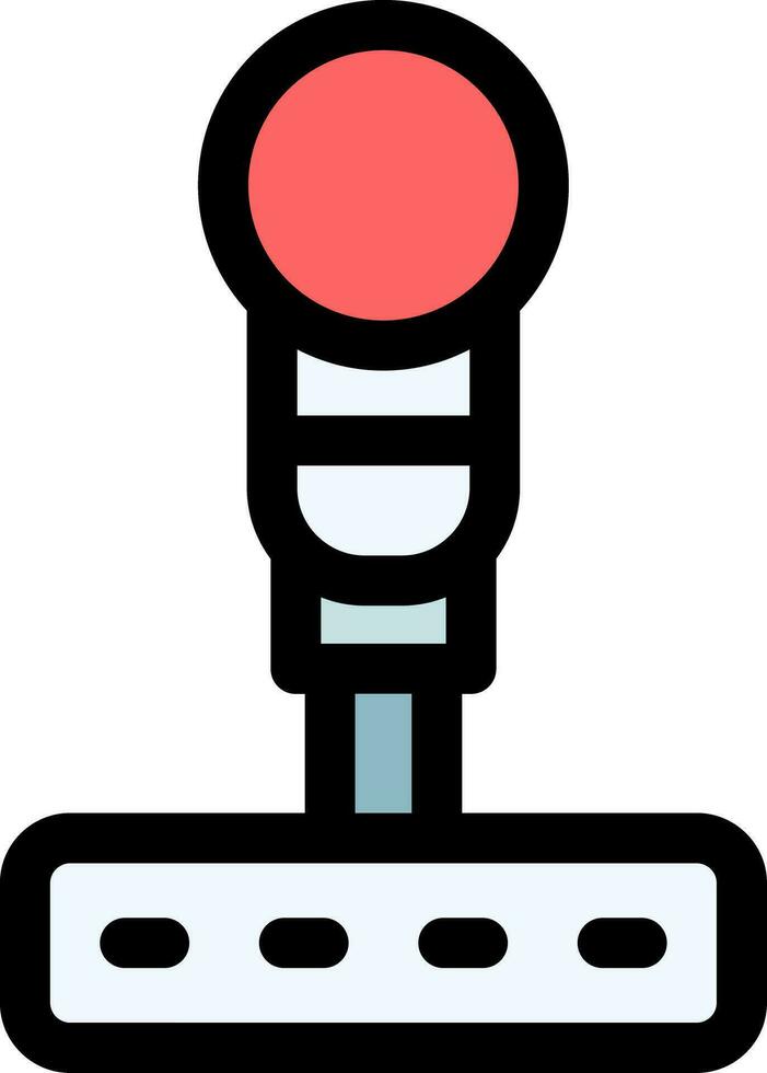 design de ícone criativo de joystick vetor