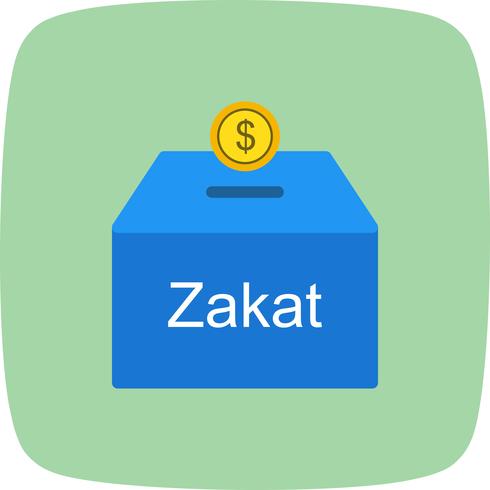 Ícone de vetor de Zakat