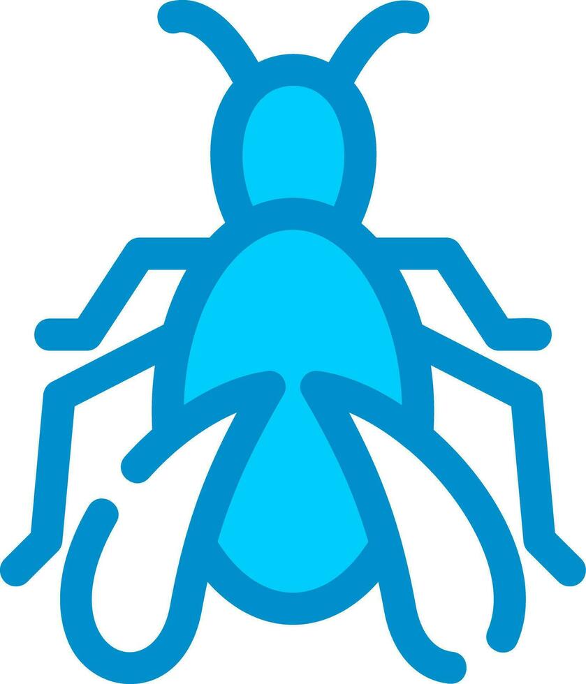 design de ícone criativo de bug vetor