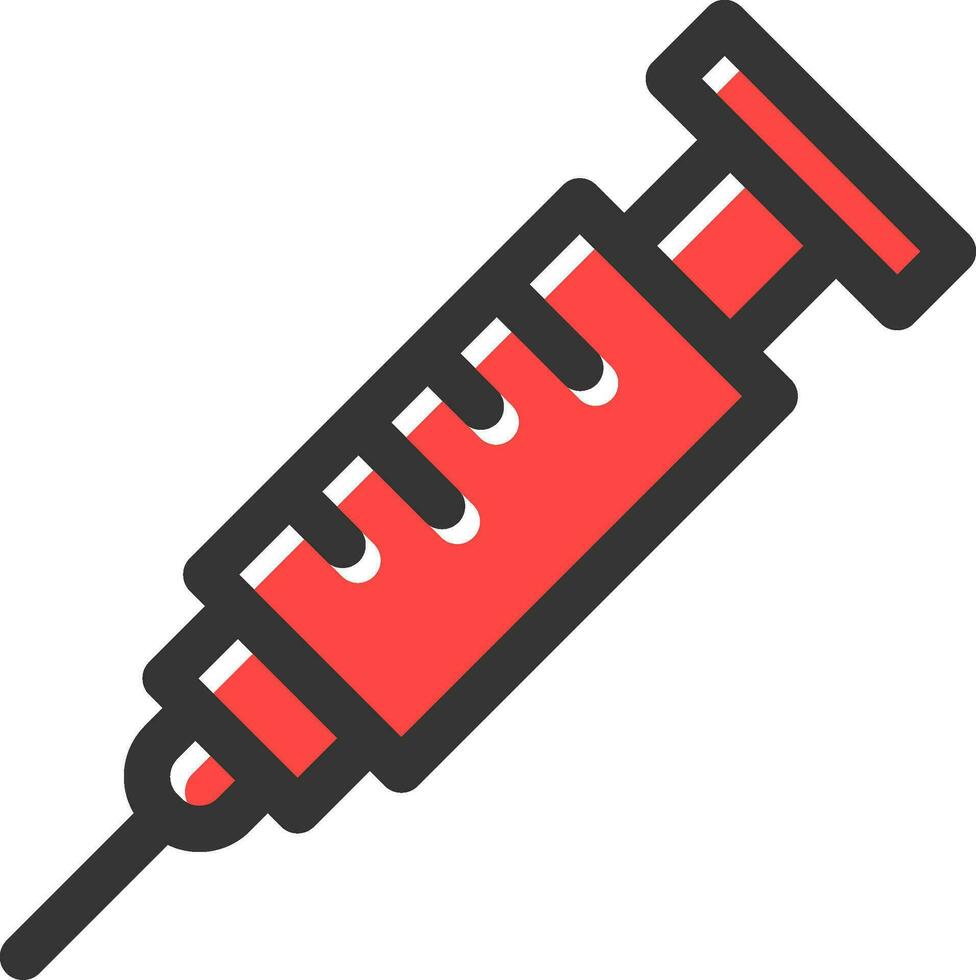 design de ícone criativo de seringa vetor