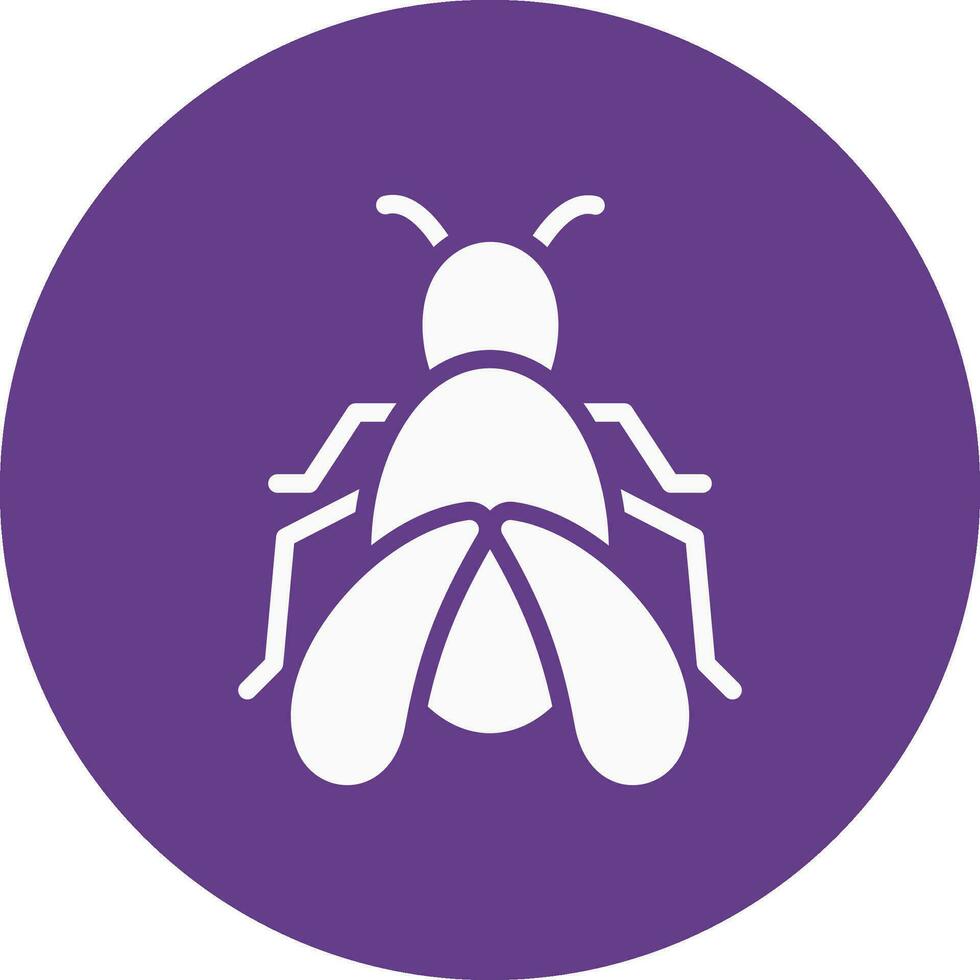 design de ícone criativo de bug vetor