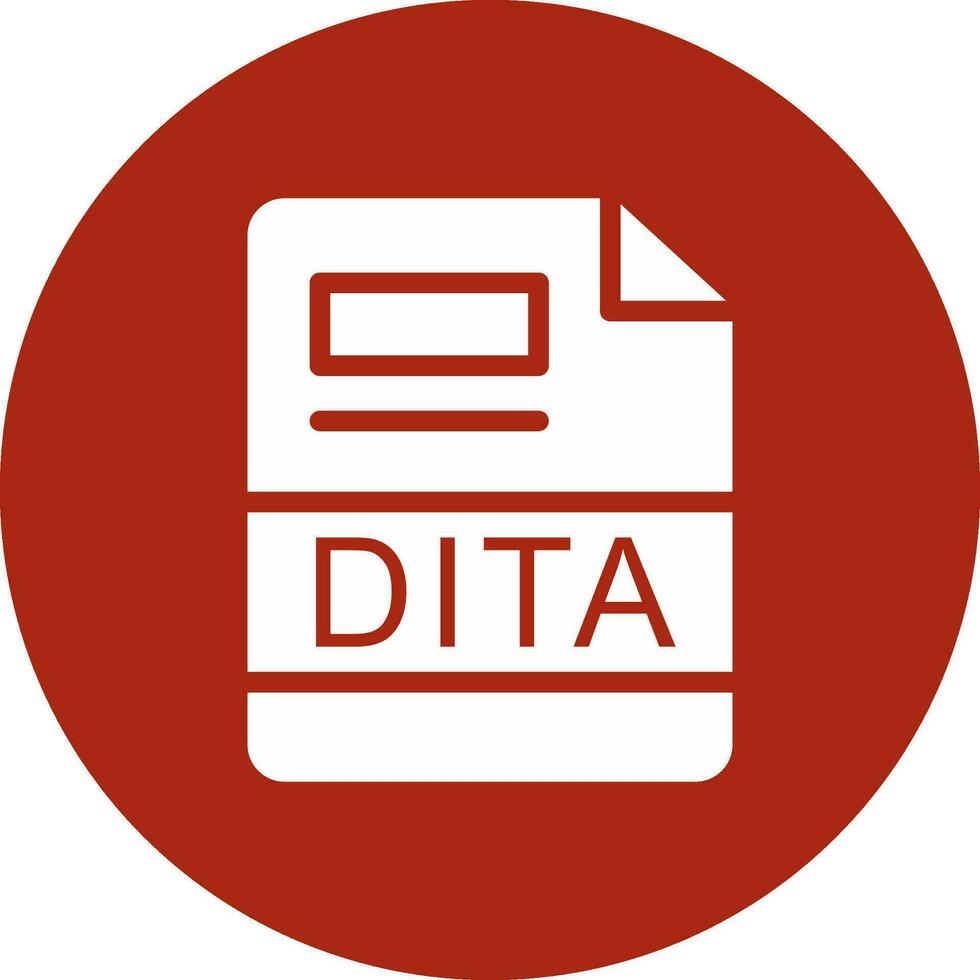 dita criativo ícone Projeto vetor