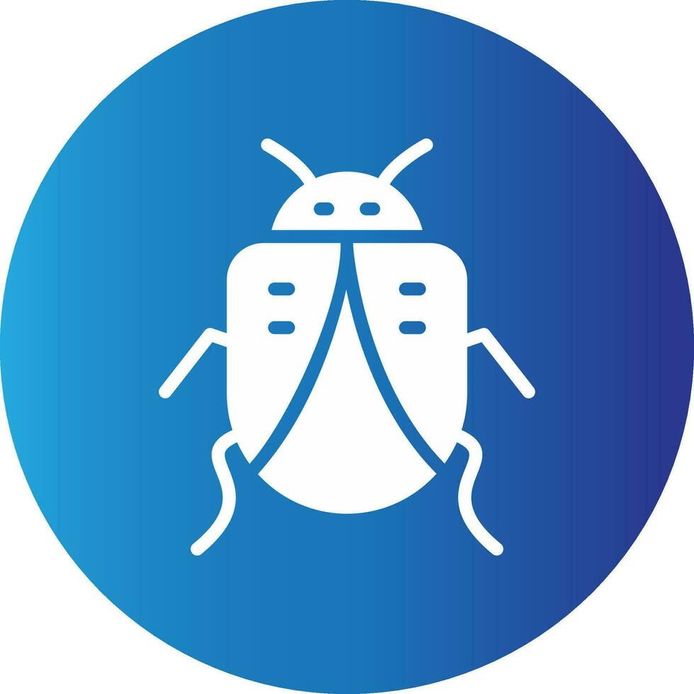 design de ícone criativo de bug vetor