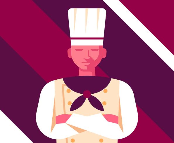 Chef ilustração vetor