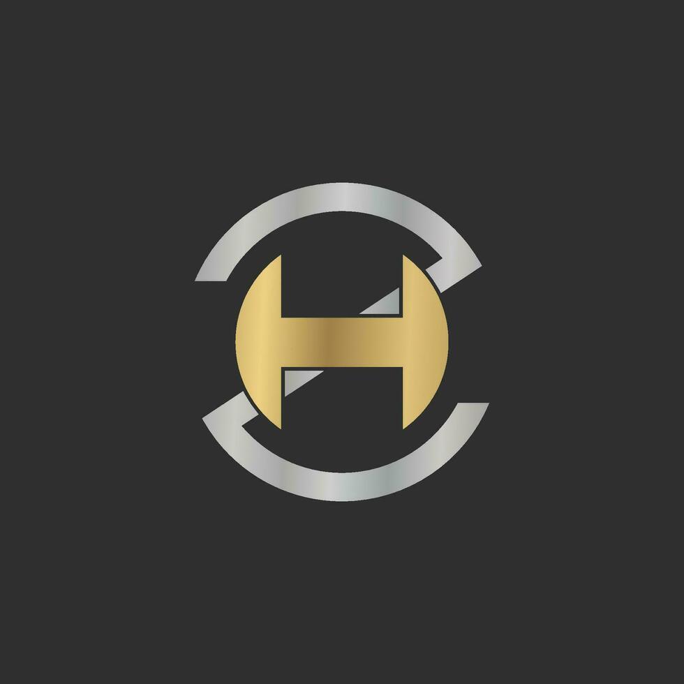 alfabeto iniciais logotipo Hz, zh, h e z vetor
