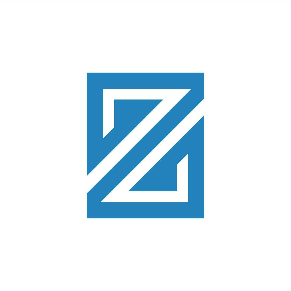 z carta logotipo design.z inicial Sediada alfabeto ícone logotipo Projeto vetor