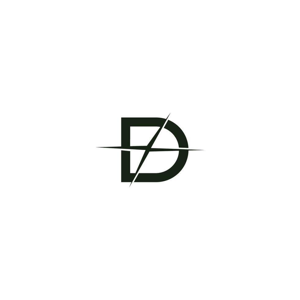 dx, xd, d e x abstrato inicial monograma carta alfabeto logotipo Projeto vetor