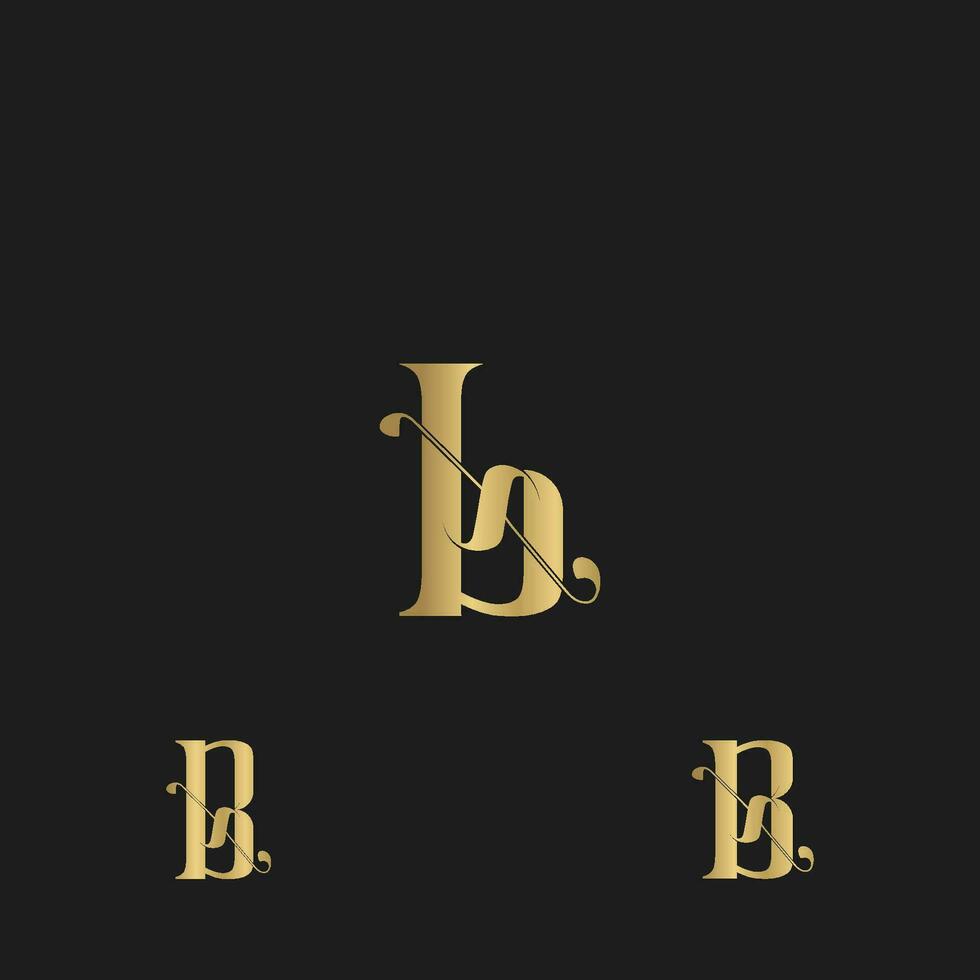 alfabeto iniciais logotipo bx, xb, x e b vetor