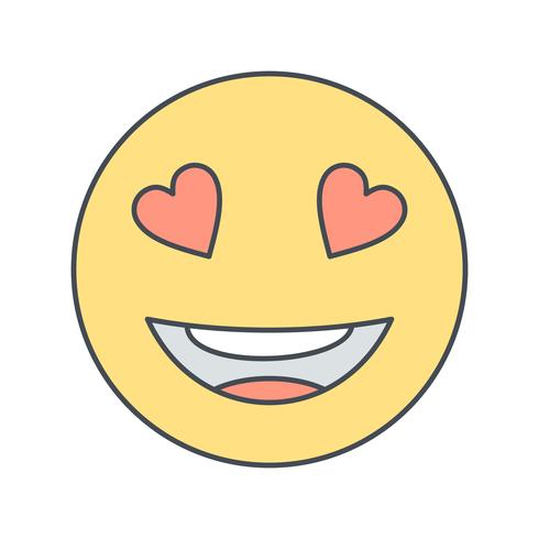 Amo Emoji Vector Icon